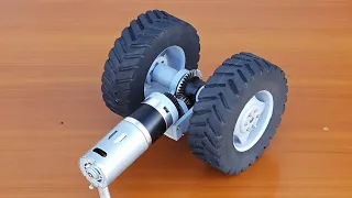 Making Tractor from Rear wheel and Differential