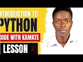 Understanding Variables The Brains Behind Your Code - Lesson 2 CodeWithKamate