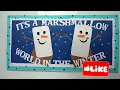 Winter designs for bulletin in hallway on various classrooms adjie with the paws