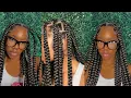 HOW TO KNOTLESS ON YOURSELF thigh length BEGINNER FRIENDLY