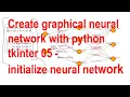 Create graphical neural network with python tkinter 05 - initialize neural network