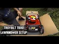 How to Set Up Troy Bilt TB110 Lawn Mower 21 Push Lawnmower Instructions