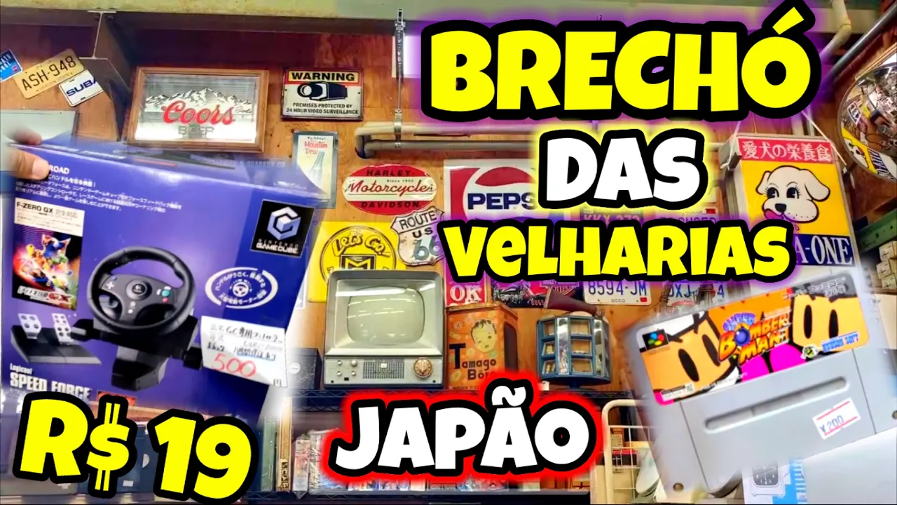 CAÇADA GAMER NO JAPÃO, O brechó das velharias.