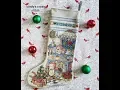 CROSS STITCH STOCKING HOW TO FINISH