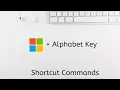 Windows 10 Shortcut commands that you should know Windows Key Alphabet Commands