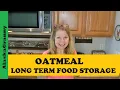 Long Term Food Storage Mormon Oatmeal Product Review LDS Cannery Food