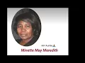 Minette May Meredith Funeral Service Pt4