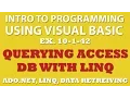 10-1-42 Visual Basic Querying Movies Database with MS Access and Linq