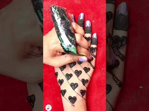 Simple mehndi design | mehendi design | karwachauth mehndi #henna #creativehenna #mehndidesign