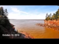 Incredible Timelapse High to Low Tide Burntcoat Head Park Nova Scotia