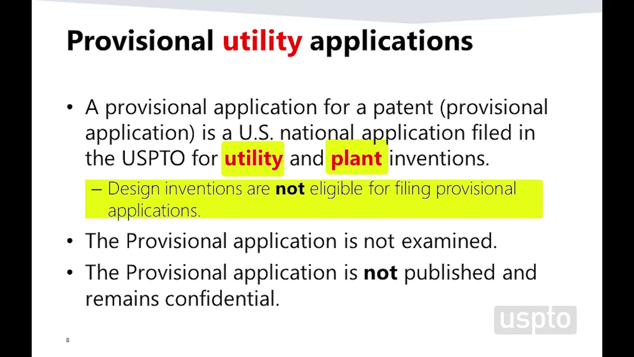 Basics of Filing a Provisional Application