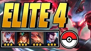 ELITE 4 ⭐⭐⭐ TEAM! - Teamfight Tactics TFT Ranked Best Comps Strategy Guide SET 2 Strategy Tutorial