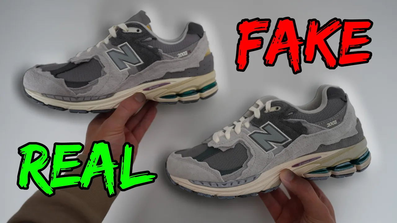 REAL VS FAKE!  NEW BALANCE PROTECTION PACK RAIN CLOUD UPDATED SNEAKER COMPARISON!