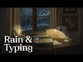 Download Lagu ⚜️ Typewriter ASMR Typing Vintage Ambience: Old Typewriter, Rain, Thunder