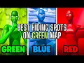 Best Hiding Spots on Green Map Rainbow Hide and Seek - Fortnite