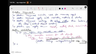 Core Java Tutorial Static Keyword Constructors Classes Objects Explained Java
