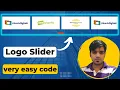 Logo Slider Using HTML CSS JavaScript in Hindi Very Easy Code