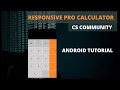 Responsive Pro Calculator in Android Studio Using Java P Explained Logic Code CS Community