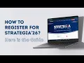 STRATEGIA 26 Registration Tutorial