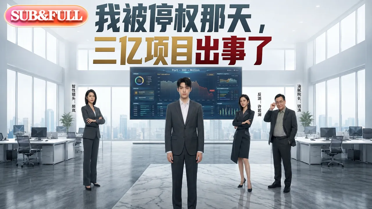 【全集FULL】《我被停权那天，三亿项目出事了》| AI短剧 | ENG SUB #薄荷听书 #cdrama #latest #热门短剧 #都市 #重生 #逆袭 #现代 #甜宠 poster