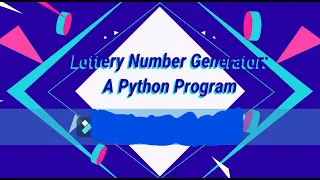 Lottery Number Generator A Python Program