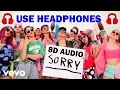 Download Lagu Justin Bieber - Sorry (8D AUDIO)