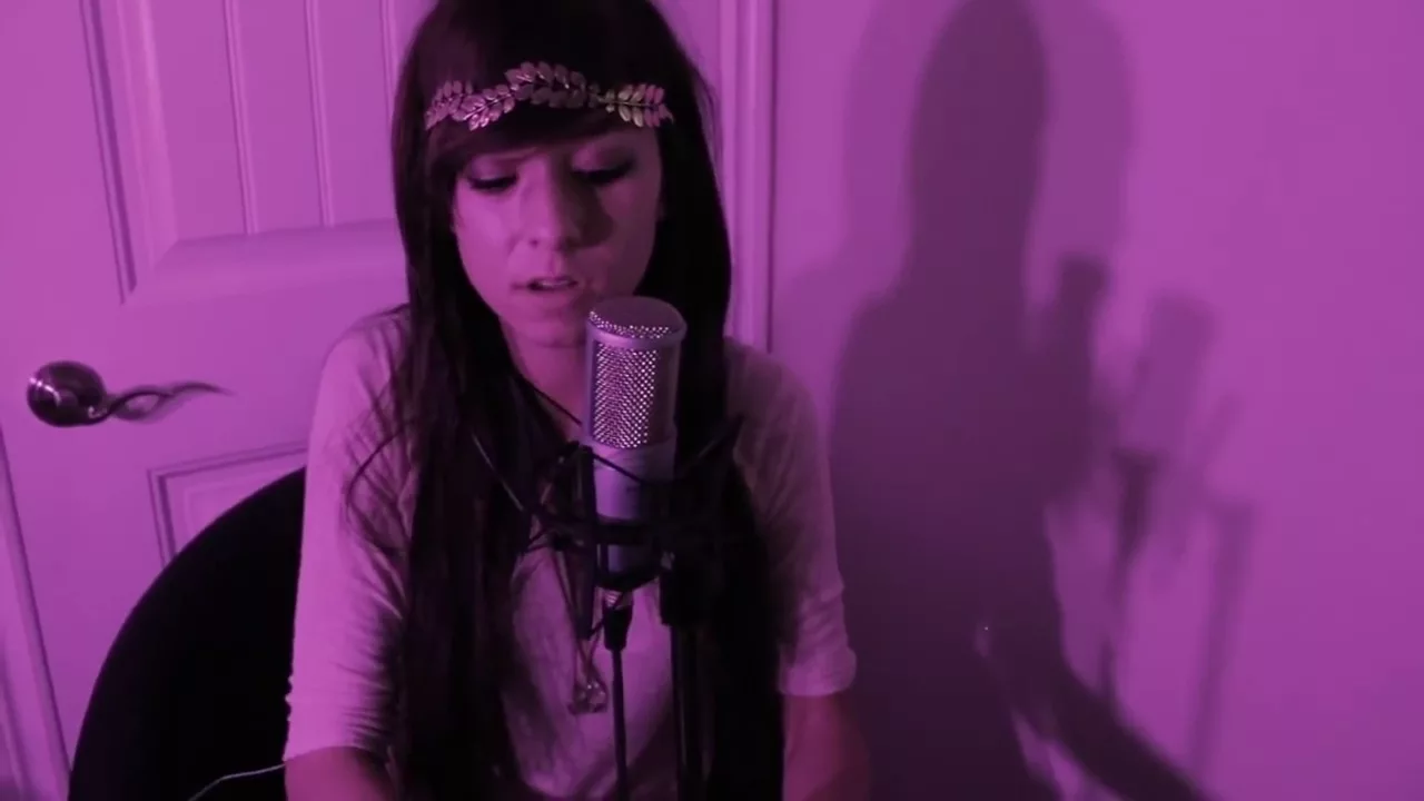 Christina Grimmie singing "Say Something" by A Great Big World ft. Christina Aguilera