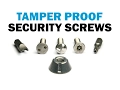 Tamper Proof Security Screws Fasteners 101