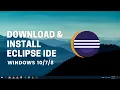 How to install Eclipse IDE on Windows 10 2020 Download Install Eclipse IDE 2020-09