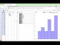Using geogebra for creating histogram and boxplot