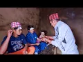 Download Lagu jungle man's dashain festival with his children in the village || family in the jungle ||
