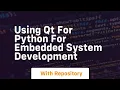 Using qt for python for embedded system development
