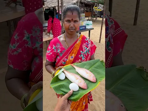 Tamil Nadu Style Rani Fish Eggs Fry #pondicherry #ranifish #fishfry #tamilnadu #shorts