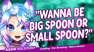 A Visit To The Cuddle Parlour F4M Cuddling Ear Brushing Neko Listener