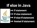 if-else if-else-if Nested if-else statements in Java