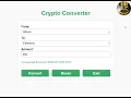 How to Create a Real-Time Exchange Rate Crypto Currency Converter With JavaScript HTML and CSS