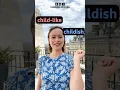 Download Lagu childish and childlike – what’s the difference? #shorts