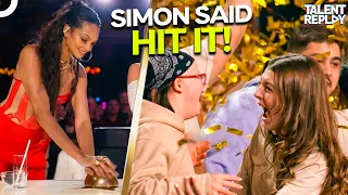SIMON SAID “GOLDEN BUZZER”... ALESHА HIT IT! | Britain's Got Talent