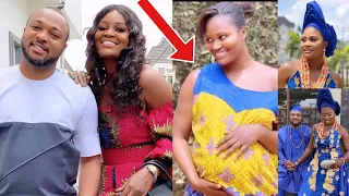 actress chizzy alichi and husband in an adorable video of her husband brother wedding congratulation