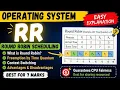 Round Robin RR CPU Scheduling Algorithm Question easy explanation operatingsystem rgpv