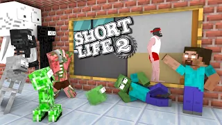 school herobrine who won herobrines challenge minecraft animation 