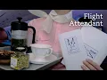 Lagu ASMR/SUB First Class Flight Attendant Roleplay✈️🌙 In-Flight Meals, Skin Care, Etc.