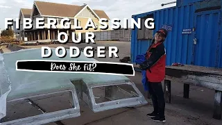 FIBERGLASSING our DODGER! Part 2 | YACHT REBUILD WEEK 30