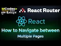 React JS React Router Link How to Navigate between Pages In Sinhala