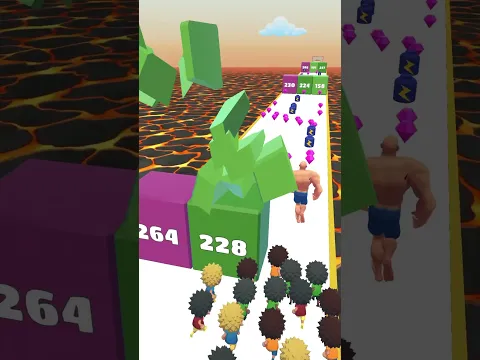 Lava run gameplay funny dubbing
