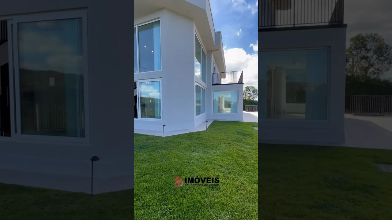Video do Imóvel: Vamos explorar juntos essa casa nova e incrivelmente moderna, perfeitamente situada em um condomínio super seletivo em Campos do Jordão.