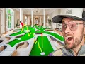 We Built a Full Size Mini Golf Course in our House