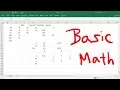 Basic Excel Formulas - Add Subtract Multiply Divide