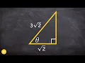Evaluate the six trigonometric functions given a right triangle