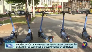 Audiência pública em Joinville debate segurança no uso de veículos leves